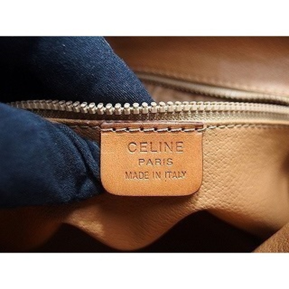 Celine Macadam Pattern Square Bag Brown - image 8